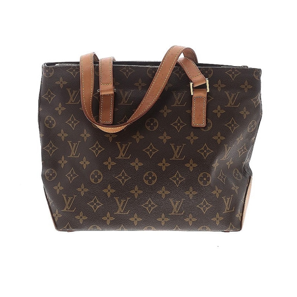 Canvas monogram Cabas Piano Shoulder Bag